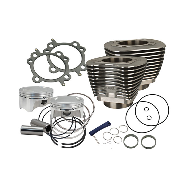 S&S, 96"/103" to 110" conversion cylinder & piston kit