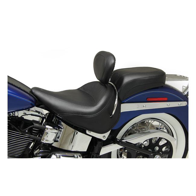 Mustang, Wide Touring solo seat. With rider backrest