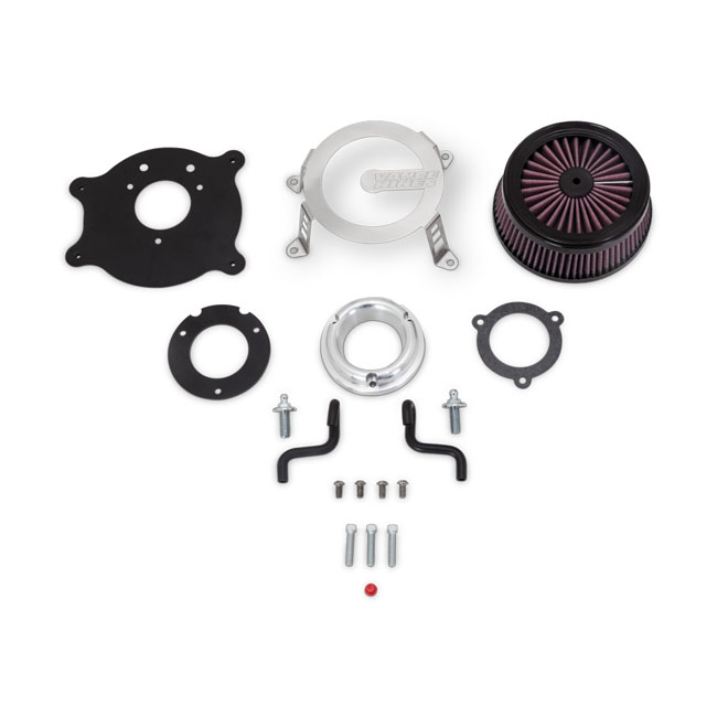 V&H, VO2 Cage fighter air cleaner kit. Brushed stainless