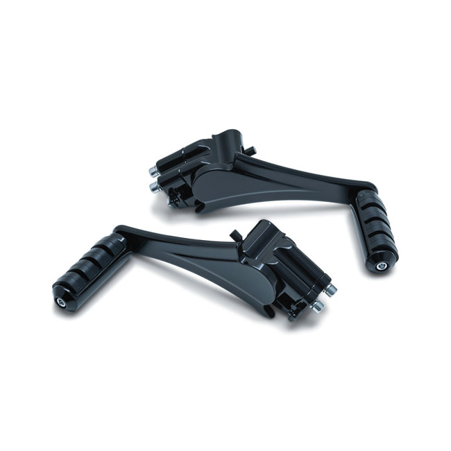 Kuryakyn, adjustable Touring passenger pegs. Black
