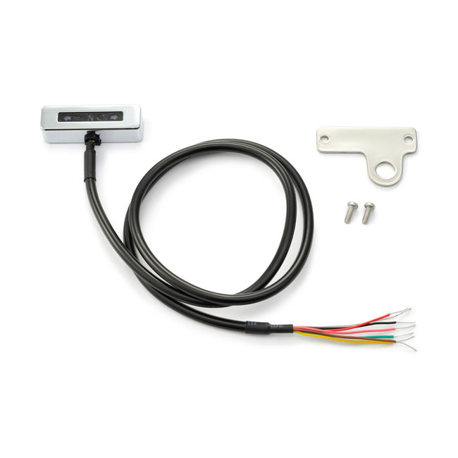 Beta, micro LED indicator light kit. Chrome