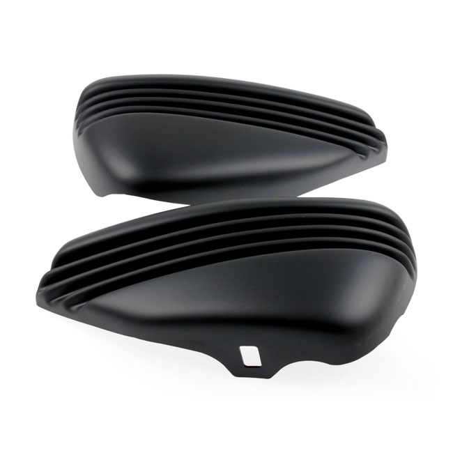 Cult-Werk, 'Bobber' side cover set. Matte black