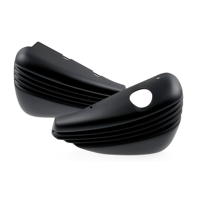 Cult-Werk, 'Bobber' side cover set. Matte black