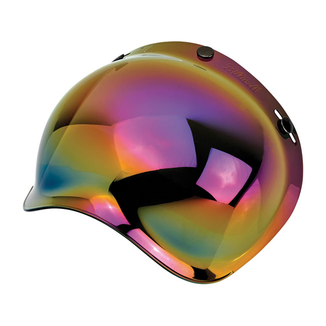 BILTWELL BUBBLE SHIELD ANTI-FOG RAINBOW