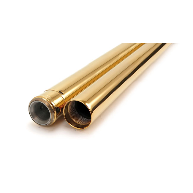 CC Eng. 39mm fork tubes, TNC Gold