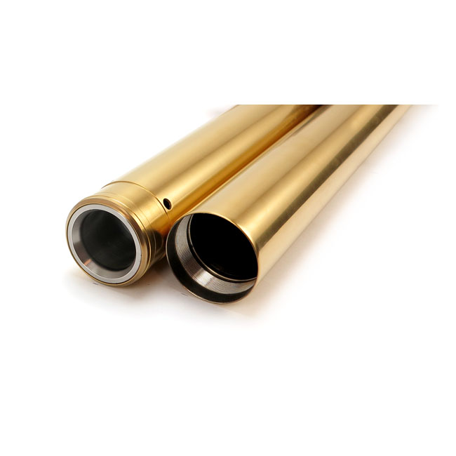 CC Eng. 49mm fork tubes, TNC gold