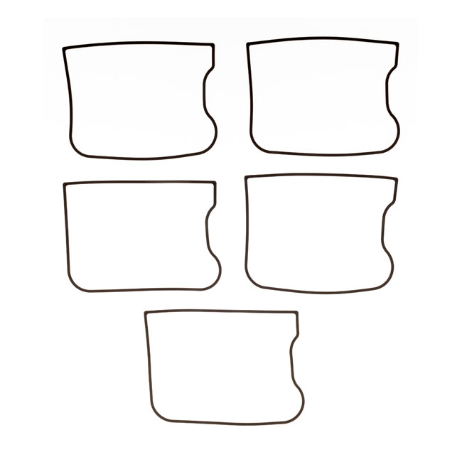 COMETIC GASKETS, UPPER ROCKER CVR.RUBBER