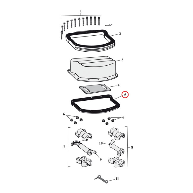 COMETIC GASKETS, ROCKER COVER .031 INCH