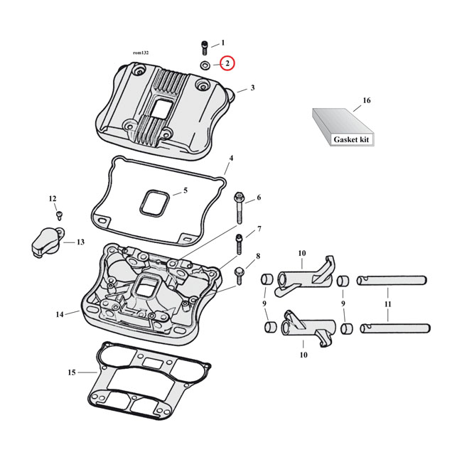 COMETIC PAPER SEAL. ROCKER COVER