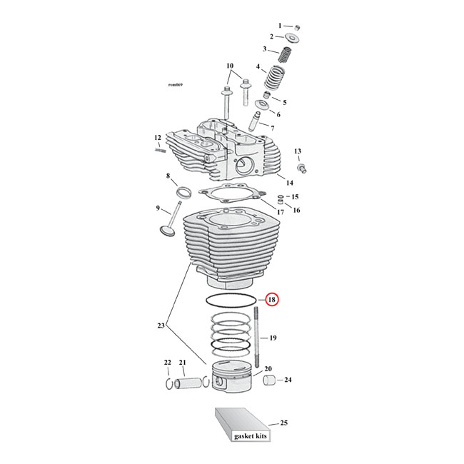 COMETIC GASKET, CYL BASE SLS 4 INCH