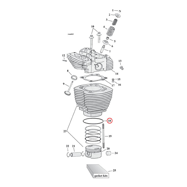 COMETIC GASKET, CYL BASE SLS 4-1/8