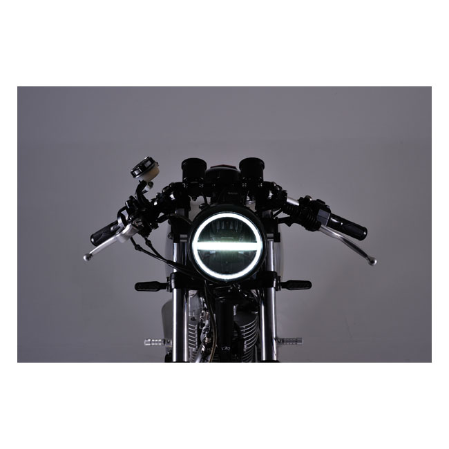 Neo Vintage LED headlight black