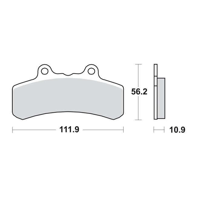SBS brake pads, street ceramic