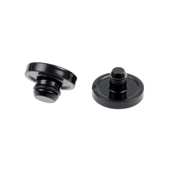 Cult-Werk, front axle cover kit. Gloss black with logo