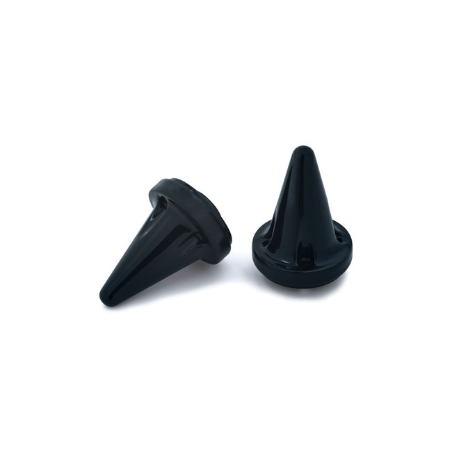 Kuryakyn Stiletto grip end caps gloss black