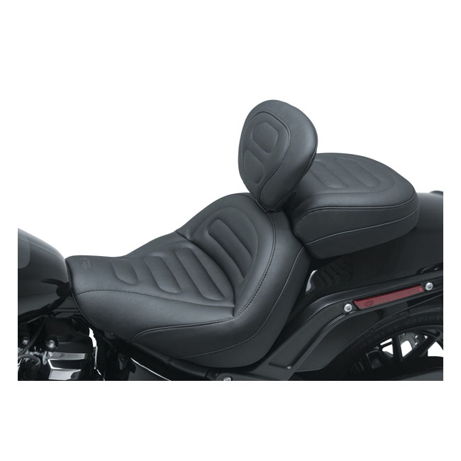 Mustang, Standard Touring Solo seat. With rider backrest