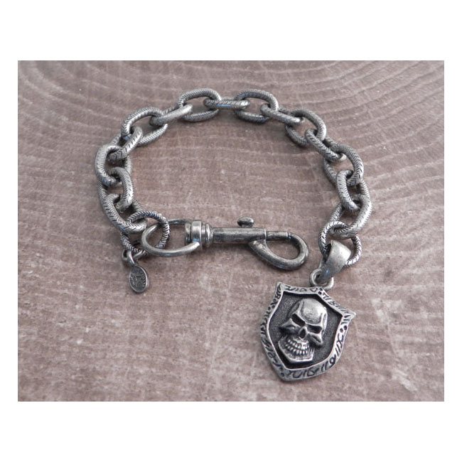 AmiGaz link hack bracelet skull shield