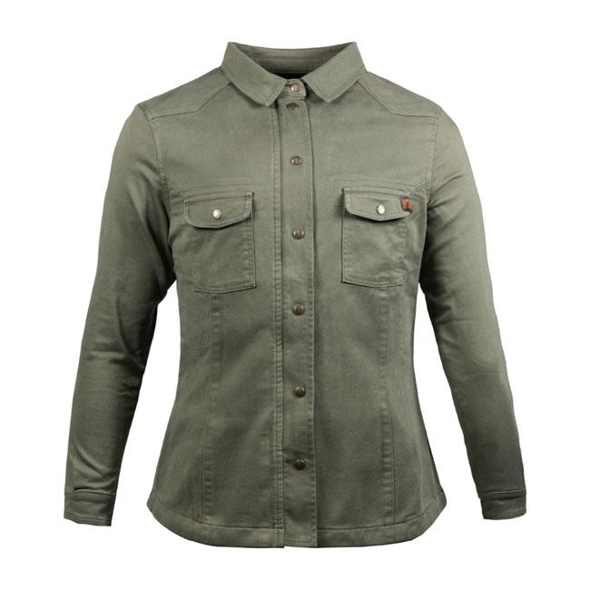 John Doe Motoshirt women XTM© olive