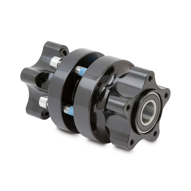 Ness wheel hub front black DF