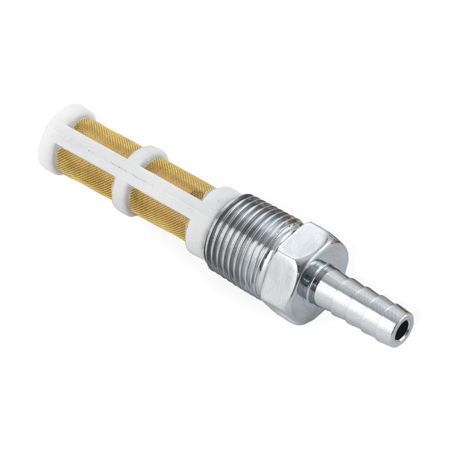 K-Tech mässing 3/8 NPT custom bensinslang koppling krom