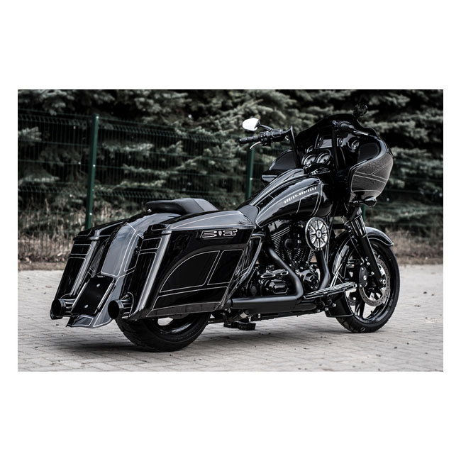 Killer Custom 5" stretch Down extended saddlebags