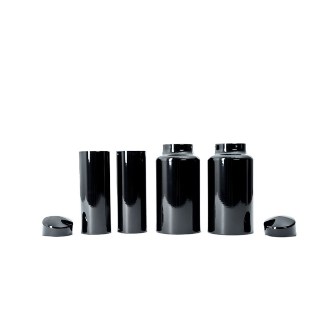 Killer Custom, 'Aggressor' series full fork cover set. Black