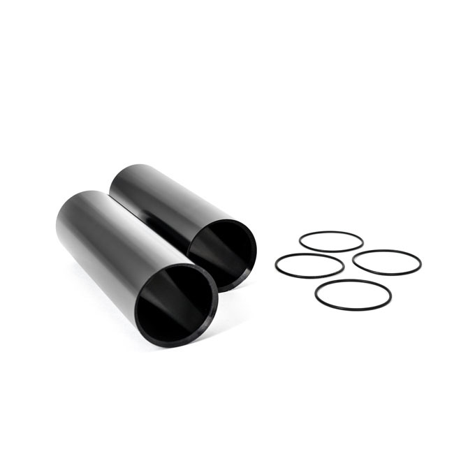 Killer Custom, 'Agressor' upper fork cover set. Black