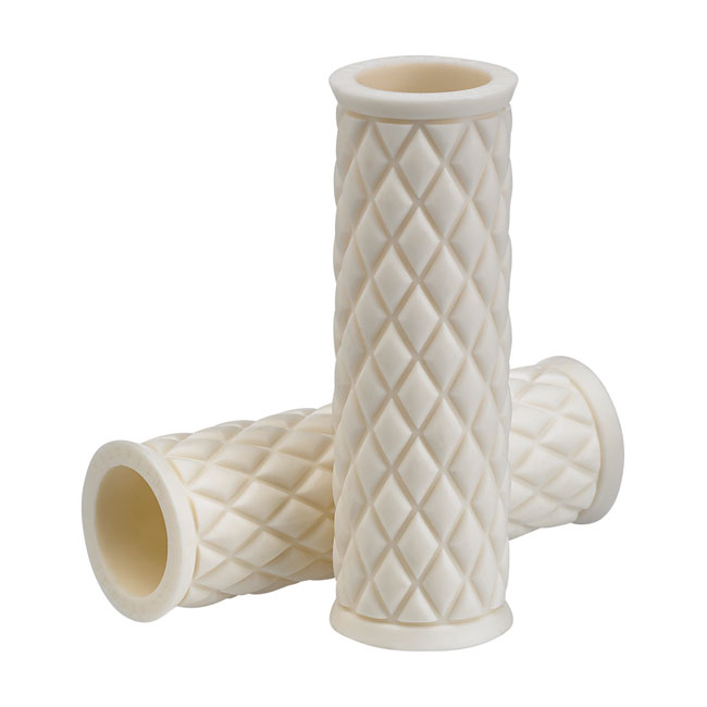 Biltwell Alumicore replacement grip sleeves white