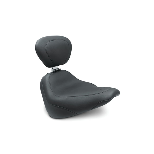 Mustang, Wide Tripper solo seat w/rider backrest