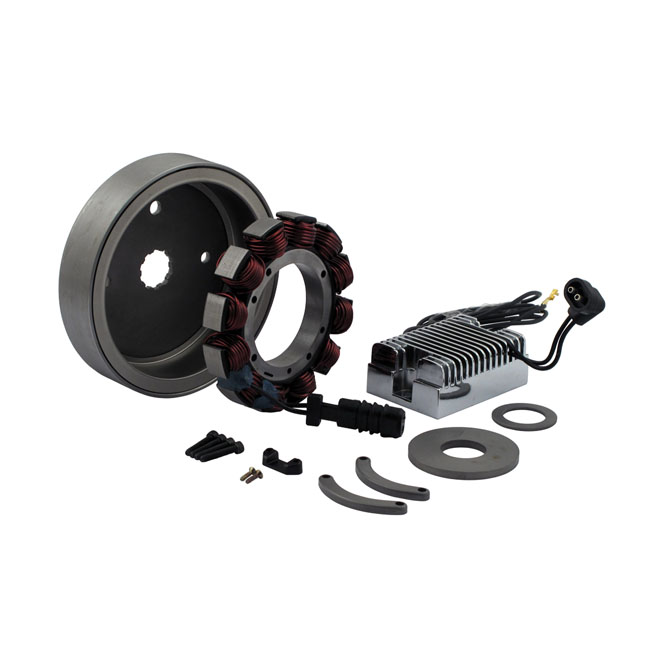 32 AMP CHARGE KIT, CHROME REGULATOR