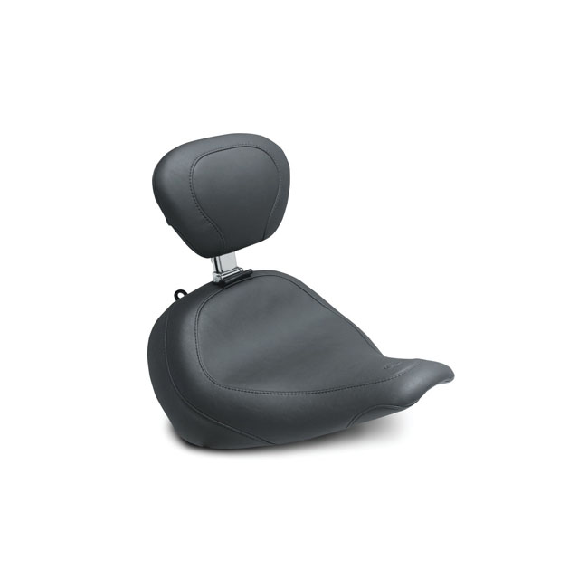 Mustang, Wide Tripper solo seat w/rider backrest