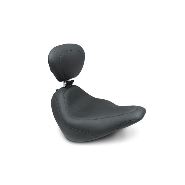 Mustang, Wide Tripper solo seat w/rider backrest