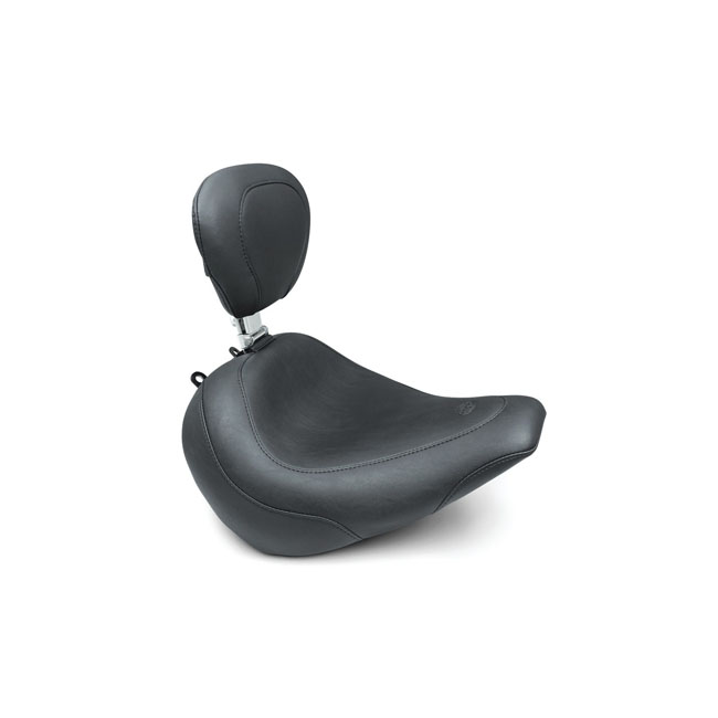 Mustang, Wide Tripper solo seat w/rider backrest
