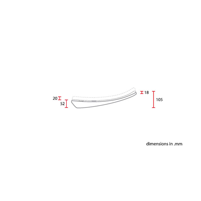 C-Racer, Classic bobber solo seat. Large. Dark brown