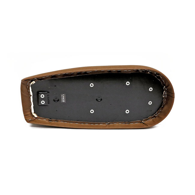 C-Racer, Fat Scramsadle scrambler seat. Dark brown