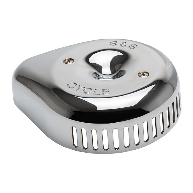 S&S Stealth Teardrop Slasher cover chrome