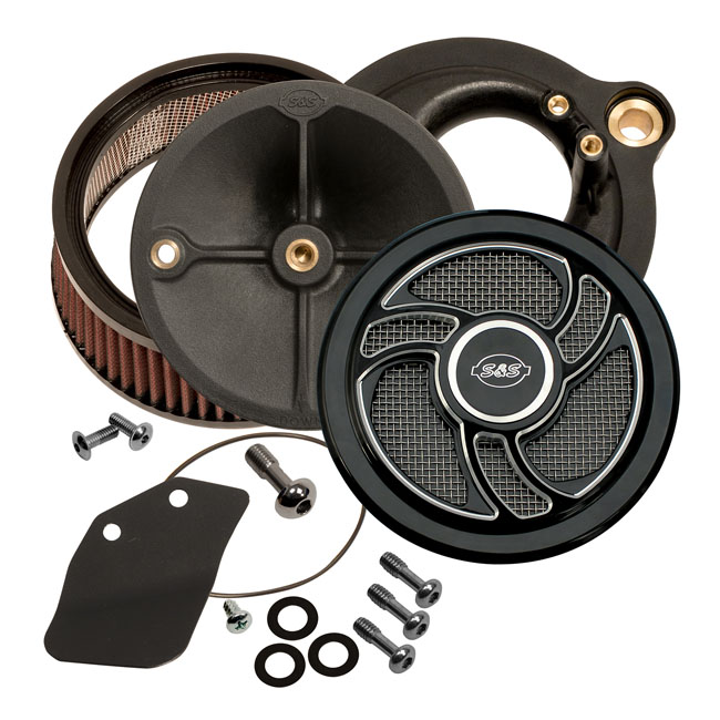 S&S Stealth, Torker air cleaner kit black