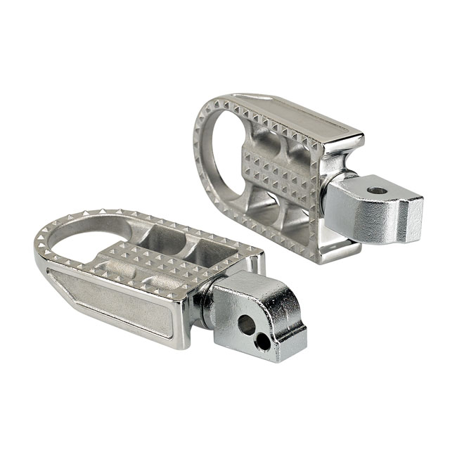 Biltwell Mushman passenger footpegs polished