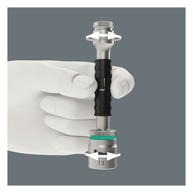 Wera Zyklop 1/2" flexible lock long extension 250mm