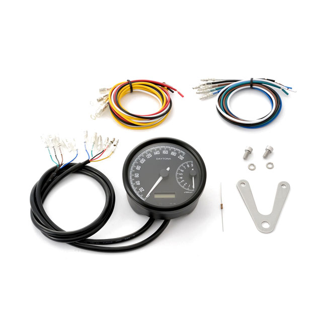 Velona speedo & tachometer 80mm 200 Kmh/9000rpm