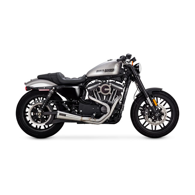Vance & Hines, 2-1 Upsweep exhaust. Brushed