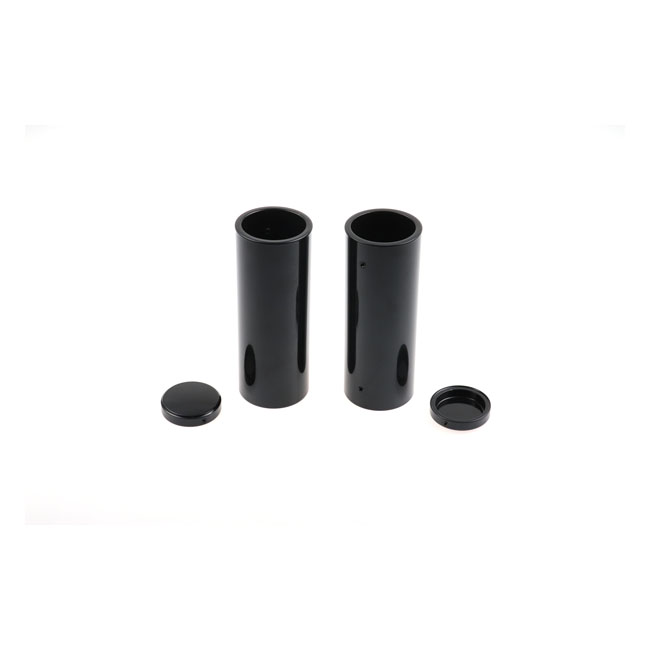 Cult-Werk, 4-piece fork tube cover kit. Gloss black