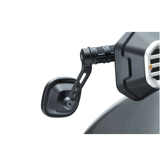 Kuryakyn, Dillinger in-bar mirror. Satin black