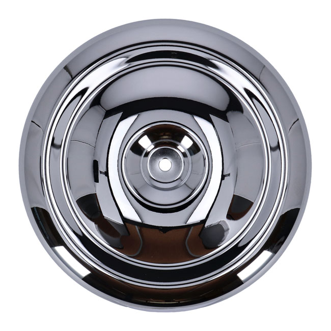 Mikuni, HSR42 air cleaner cover (with cut-out). Chrome