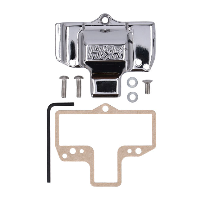 MIKUNI CHROME TOP COVER, WITH HSR LOGO