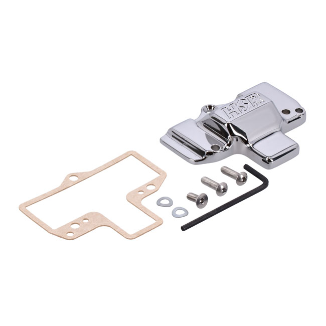 MIKUNI CHROME TOP COVER, WITH HSR LOGO