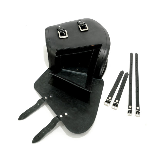 Longride, leather swingarm bag. large. 11.6 liter