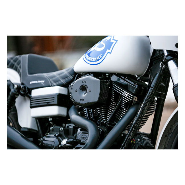 S&S, Stealth Tribute air cleaner kit. Black