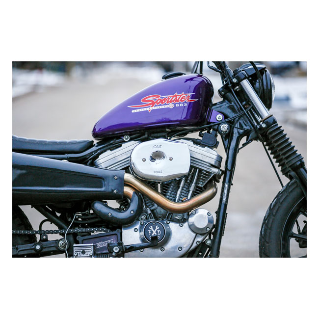 S&S Stealth Tribute air cleaner cover. Chrome