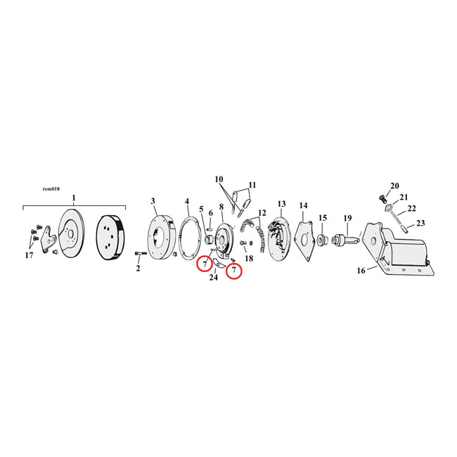 ROLL PIN, TRANSM. RACHET TOP